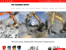 Tablet Screenshot of hammerdepot.com